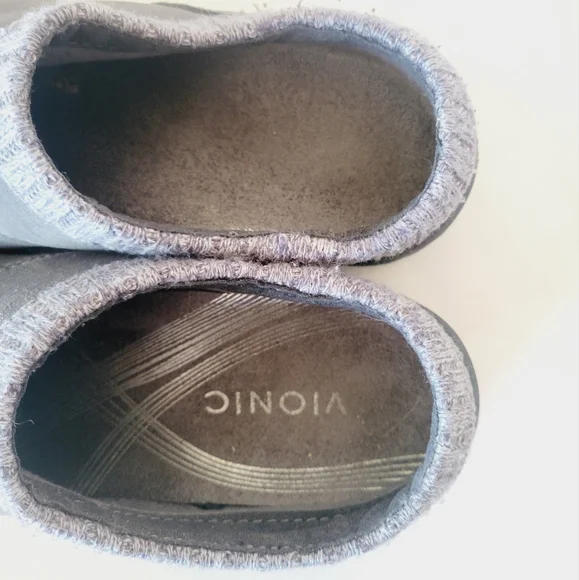 Vionic Arbor Water Resistant Suede Clog Womens Size - Picture 5 of 15